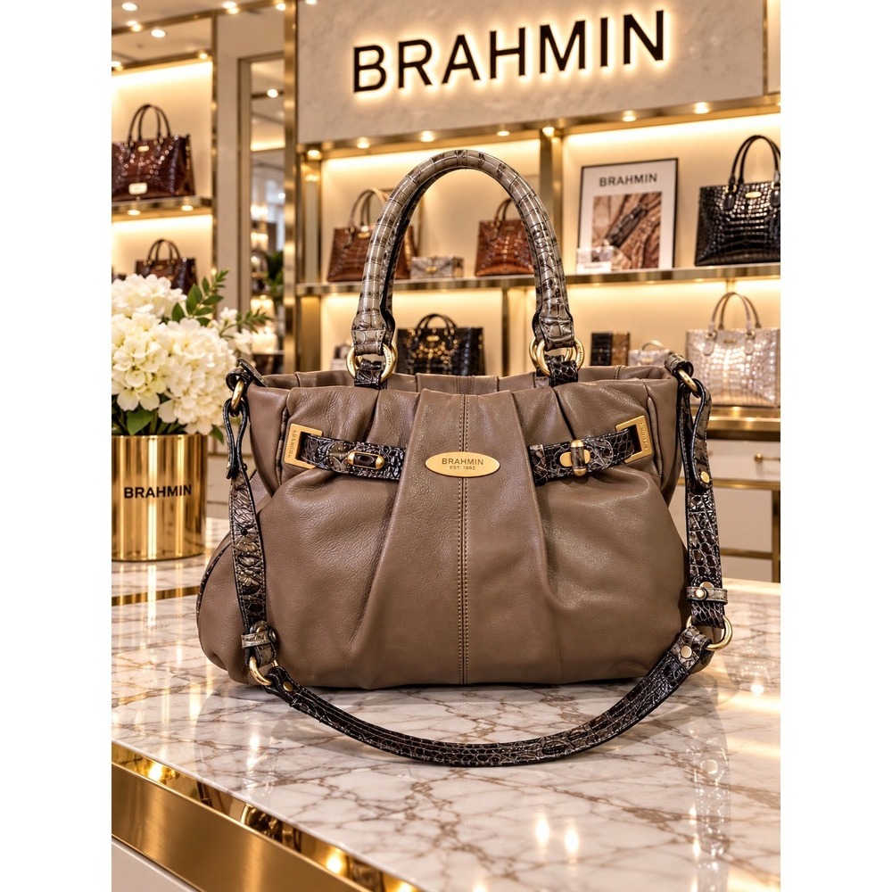 BR16 Brahmin Seila Satchel/shoulder bag